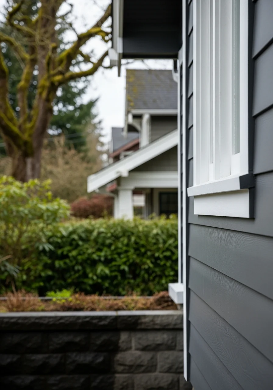 Detail shot of completed work on a Bremerton property, demonstrating quality craftsmanship and professional finish.