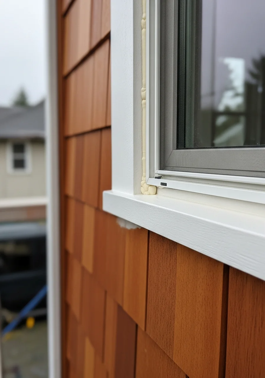 Detail shot of completed work on a Tacoma property, demonstrating craftsmanship and attention to finish quality.